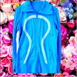 Lululemon Scuba Full Zip Blue Jacket EUC 12